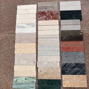 Mosaïque de carreaux de mur et de sol en marbre beige Queen, motif chevron - Product Image 6