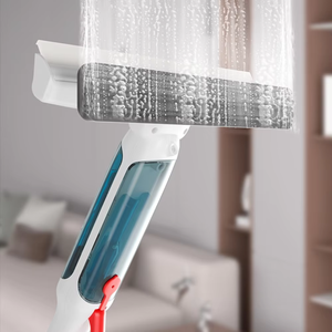 2025 NIEUW Lange Steel Dubbel Gebruik Spuitfles Ruitenreiniger Microvezel Rubber Glas Spuitwisser Ruitenwisser Ruitenreiniger - Product Image 6