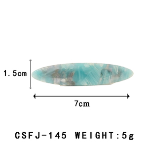 Juego de Pinzas para el Cabello Personalizadas con 1000 Colores, Acetato Ovalado de 7 cm con Base Metálica, Variedad de Opciones para Accesorios para el Cabello - Product Image 2