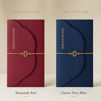 Personnalisez un ensemble d'invitations unique, incluant des cartes d'invitation personnalisées avec estampage à chaud.