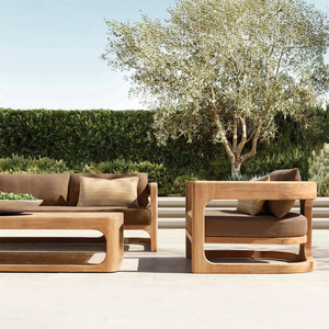 <span class=keywords><strong>Canapé</strong></span> d'extérieur en bois massif <span class=keywords><strong>de</strong></span> style nordique, fabriqué en usine, pour villa, cour, maison d'hôtes, <span class=keywords><strong>canapé</strong></span> <span class=keywords><strong>de</strong></span> loisirs d'extérieur, table basse individuelle - Product Image 2