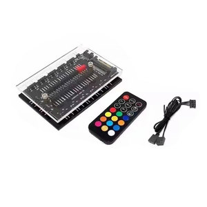 5V <span class=keywords><strong>3</strong></span> broches ARGB Sync avec concentrateur PWM RVB télécommandé sans fil pour ventilateurs de boîtier PC gérés thermiquement emballage de boîte mélange de stock en plastique - Product Image 5