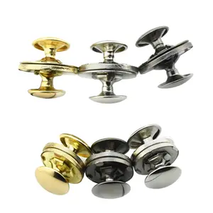 Factory Price Sale Round Double Rivet 14mm 18mm Thin Magnetic Snap buttons Closure Fastener For Purse Handbag