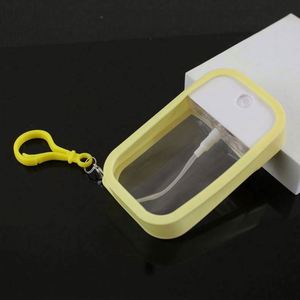 Pocket Hand Sanitizer Pump Sprayer <b>Bottle</b> 38ml-50ml Plastic Credit Card with Silicone Case Multi-color Screen Printed - Product Image 5