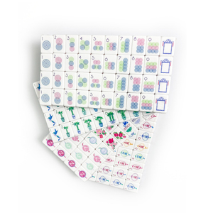 Customizable Modern Foldable 4-Layer Acrylic <b>Mahjong</b> Game <b>Set</b> Luxury 160 Card Pattern with Manufacturer New Light Purple - Product Image 6
