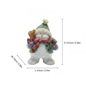 Resistente Statuetta del Piccolo <span class=keywords><strong>Maggiordomo</strong></span> nella Neve, Ornamento Natalizio a Forma di Pupazzo di Neve in Resina, Adatto per Decorazioni Natalizie - Product Image 5