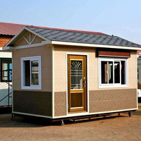 Maison conteneur préfabriquée modulaire portable et personnalisable de 10 à 40 pieds avec design respirant, idéale pour bureau de jardin
