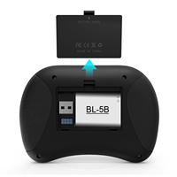Clavier sans fil Rii X8 Mini avec pavé tactile, récepteur USB 2.4G, disposition russe, arabe, coréenne, lecteur multimédia, Android Box, rechargeable
