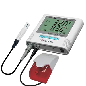 HUATO A2000 ultra-low power consumption acousto optic alarm temperature meter for laboratory