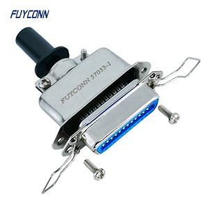 2.16mm 57-60240 DDK 24ピンはんだカップケーブルコネクタ、24ピンメセントロニクスコネクタ、180度60240メタルカバー付き