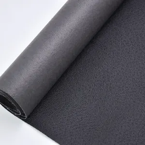 Cheap Wholesale Free Sample Custom 0.7mm Soft Artificial PU Leather Fabric Synthetic Leather For Shoes Lining Material