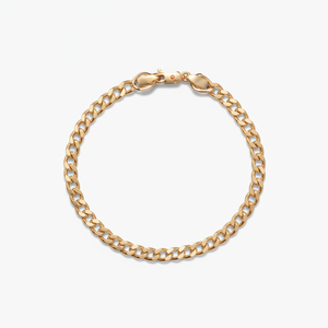 สร้อยข้อมือโซ่ขอบแบนสีขาวกุหลาบหรือชุบทองด้วยไข่มุกเพชรส่วนใหญ่ทำจากกำไลลูกปัดสไตล์ศาสนาทอง - Product Image 1