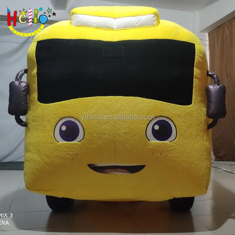 Custom cute inflatable car large size inflatable bus