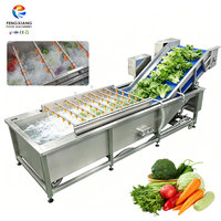 Fengxiang Automatische Bellenwasmachine voor Fruit en Groenten WA-3000 RVS Spuitwasser Commercieel Gebruik Hoge Efficiëntie