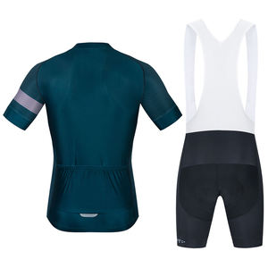 Ensemble de maillot et short de cyclisme imprimé ciel étoilé à effet dégradé, fermeture éclair intégrale, séchage rapide, respirant, sublimation personnalisée, kit de vélo unisexe - Product Image 2