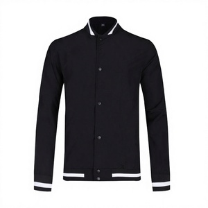 Chaqueta Bomber Impermeable, Transpirable y Cortavientos para Hombre, Invierno, con Logotipo Personalizado, Exterior de Lana/Poliéster, Forro de Satén, Cierre de Cremallera - Product Image 3