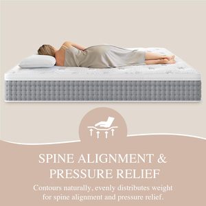 ที่นอนเจลเมมโมรี่โฟมแบบพ็อกเก็ตสปริงอัดแน่น ขนาด 14 นิ้ว รุ่น Deep Sleep ดีไซน์ทันสมัย ขนาดคิงไซส์ เหมาะสำหรับโรงแรม โรงเรียน รุ่น TH-10 Ma - Product Image 4