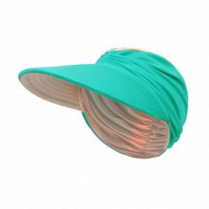 Sombrero de Playa para Mujer, Doble Cara, Protección Solar, Visera para Exteriores - Product Image 3