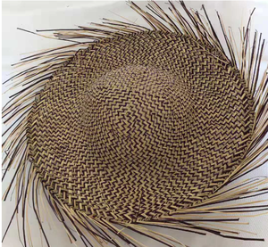 ND048 Chapeau d'été unisexe pour adulte, fait main, en jonc de mer et paille de roseau, à large bord, style voyage et plein air - Product Image 4