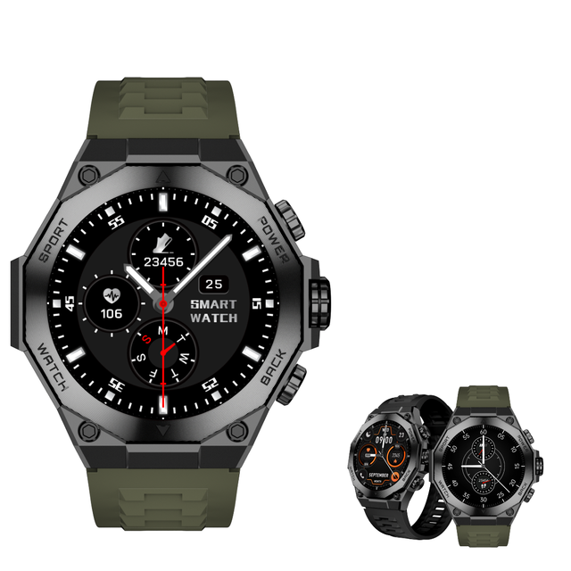 Fashion 1.4 Inch AMOLED Smartwatch Men Women Multi Sports Mode IP68 Waterproof Wireless Charger AI Voice Assistant Answer Call