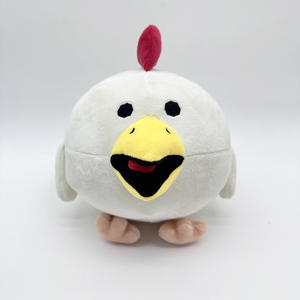 HECION Peluche a Forma di Pollo Bianco Volante, Giocattolo Morbido e Carino con Fodera in Rete per Compleanno e Antistress - Product Image 1