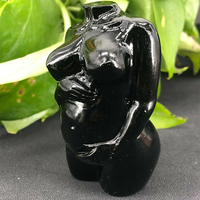 2025 Schaufenster puppe Torso Hand geschnitzte Quarz Kristall Nude Model Frauen Körper Torso Statue für Kristall Handwerk