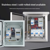 Boîtier de distribution intelligent pour lampadaires à commande horaire, en acier inoxydable, pour éclairage paysager de jardin, modèle JXF