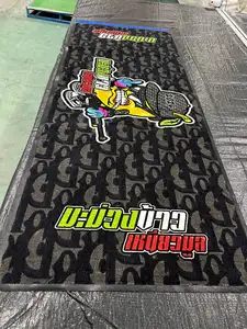 Custom Printed Carpet Logo Mats Wholesale High-Quality Door Mat Entrance Mats Flower Shaped Rug Doormat