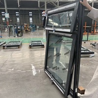 Fenêtre à bascule en aluminium à rupture de pont thermique pour la ventilation domestique, le contrôle de la lumière, l'insonorisation, l'isolation thermique, sur mesure