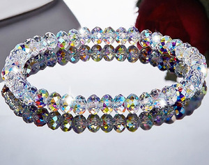 Simple <span class=keywords><strong>de</strong></span> moda pulsera <span class=keywords><strong>de</strong></span> <span class=keywords><strong>cristal</strong></span> <span class=keywords><strong>austriaco</strong></span> colorido cuentas pulsera para las mujeres - Product Image 1