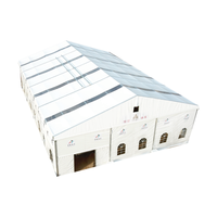 Tente de sport robuste pour salle de sport, imperméable, avec structure en aluminium renforcée, à portée libre, pour terrain de basketball et de tennis intérieur