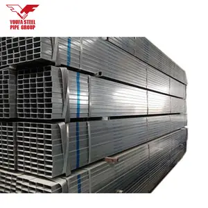 hot dip galvanized steel rectangular square tube hollow section price 50mm x 50mm square tube