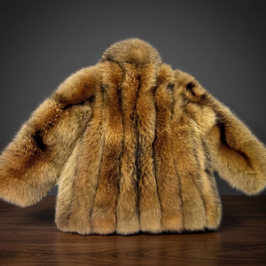 Long Thick Waterproof Reversible Genuine Fox Fur Collar Coat for <b>Men</b> <b>Winter</b> Outdoor Clothing - Product Image 3