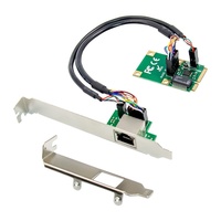 ST7227 Mini PCI-Express RTL8111F Kartu Jaringan Server Berkabel Gigabit Internal Port Tunggal RJ45 Tersedia