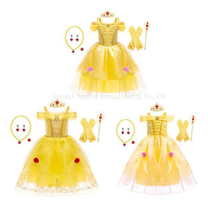 Costumi per ragazze Halloween natale compleanno Cosplay festa Bella principessa vestire i bambini bellezza Bella principessa la bestia Costume - Product Image 1