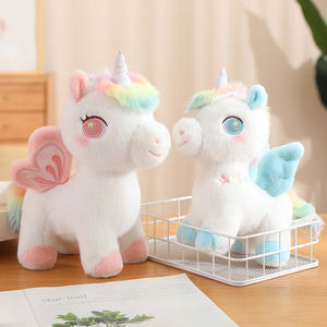 5 dimensioni di alta qualità colorati animali di peluche giocattoli unicorno peluche unicorno peluche unicorno con ala - Product Image 3