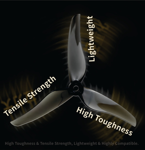 FPV <span class=keywords><strong>3</strong></span> ブレードプロペラ 7 インチ 7x4 PC 素材 4 個 (<span class=keywords><strong>2</strong></span> ペア) マルチロータードローン用 - Product Image 6