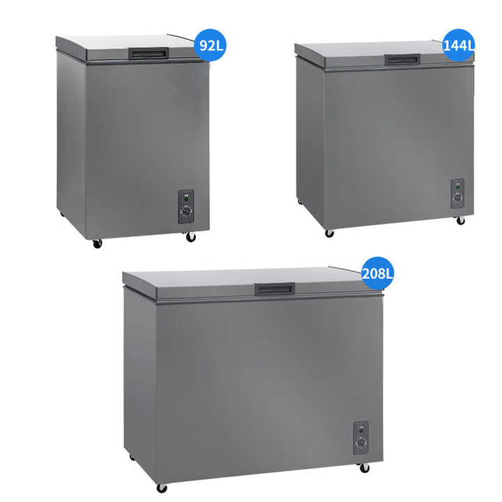 92L 208L 388L Mini Deep Freezer Home Appliance Single Door Chiller Factory Price Ready Made Chest Deep Freezer