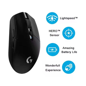 Souris de jeu sans fil Logitech <span class=keywords><strong>G305</strong></span> <span class=keywords><strong>G304</strong></span> LIGHTSPEED HERO 12000 DPI 1 ms 6 boutons programmables 250H AA Batterie Souris de jeu - Product Image 4