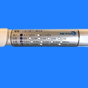 Neysa CE 18W <span class=keywords><strong>T5</strong></span> T8 <span class=keywords><strong>LED</strong></span> ống ánh sáng 2160lm 4 feet chiều dài trắng Acrylic PC đèn điện trong nhà văn phòng hội thảo chiếu sáng Made in <span class=keywords><strong>Wuxi</strong></span> - Product Image 3