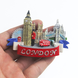 Imán <span class=keywords><strong>de</strong></span> Refrigerador Barato <span class=keywords><strong>de</strong></span> Recuerdo, Imán <span class=keywords><strong>de</strong></span> Resina 3D Personalizado con los Monumentos Famosos <span class=keywords><strong>de</strong></span> Londres, Reino Unido, para Refrigerador - Product Image 2