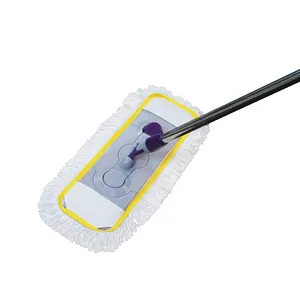 Wholesale Dust Mop Head Floor Fast Cleaning Wet Cotton Rotary Flat Spray Mop Replacement Refill Microfiber Twist Mop Pad