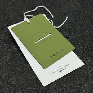 High Quality <strong>Custom</strong> Clothing <strong>Tags</strong> New <strong>Design</strong> Multifunctional Embossed <strong>Paper</strong> <strong>Tags</strong> for Brand Clothing - Product Image 4