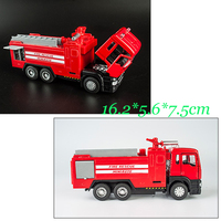 Mini camion de pompiers en alliage avec porte ouverte échelle 1:50, jouet avec lumière et son HN831678