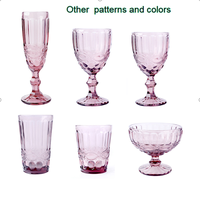 Vente en gros, verres à vin vintage, champagne rouge, verres à bière, lot de 6