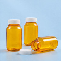 Livraison rapide, flacons en plastique PET de 150 ml, grande capacité, sûrs, incassables, design personnalisé, pour le stockage de médicaments