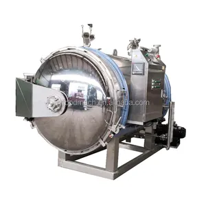 Machine de stérilisation industrielle de bouteille de cornue à pression horizontale de 1000 litres stérilisateur à vapeur autoclave prix bas