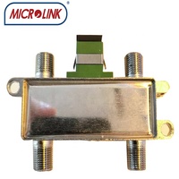 Récepteur FTTH CATV RF 45~1000MHZ HFC Récepteur optique passif intérieur à 4 voies