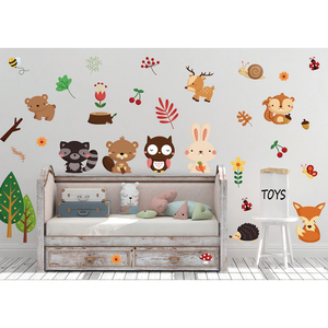 Vinilos Decorativos de Dibujos Animados y Árboles Personalizados para Habitación Infantil, Adhesivo de Pared con Diseño de <span class=keywords><strong>Jirafa</strong></span> - Product Image 5