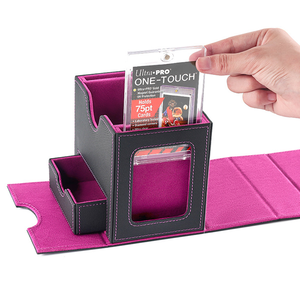 TCG卡套盒兼容MTG魔术聚会、指挥官和Yugioh卡，带窗户的卡储物盒 - Product Image 3